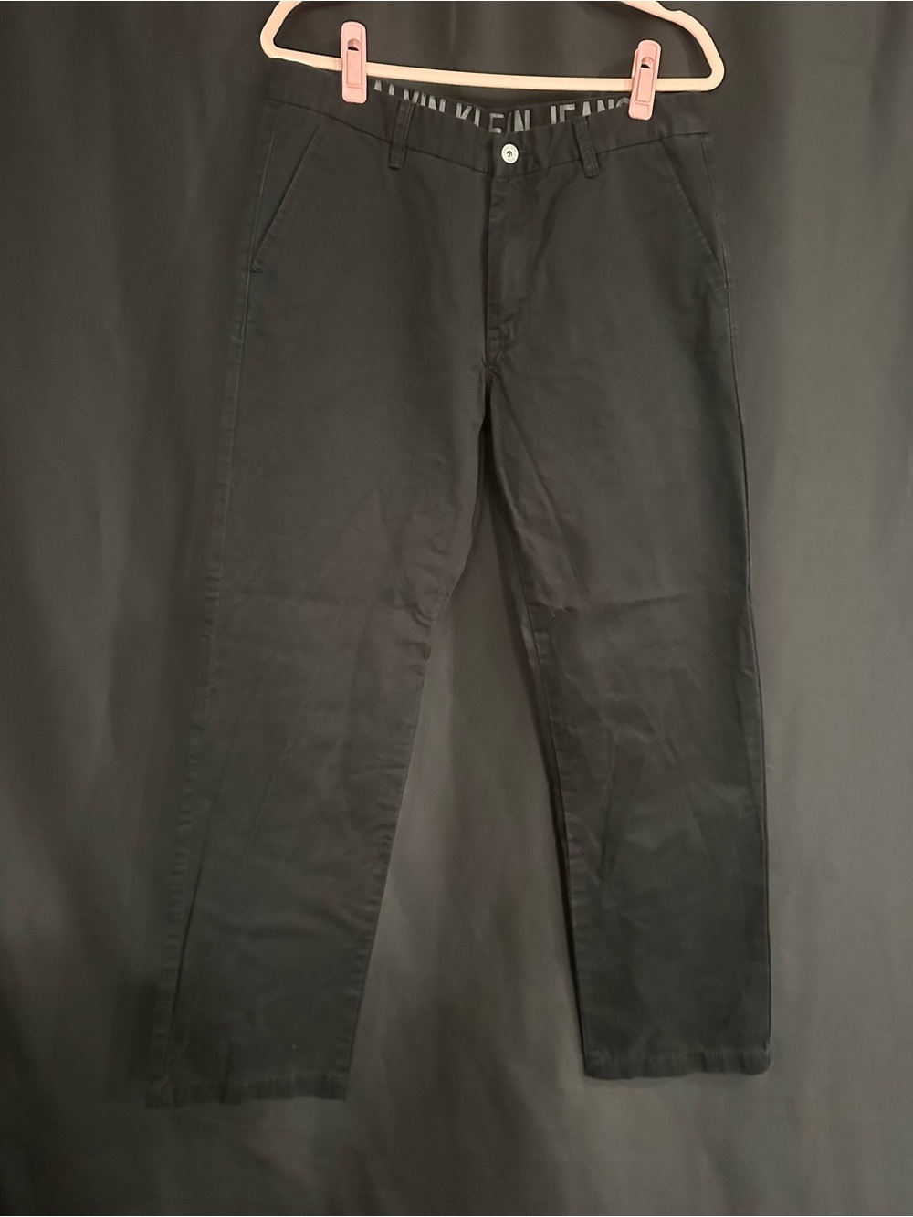 Calvin Klein Jeans Men's Black Chino Pants
